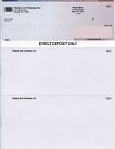 Direct Deposit Form - Blue/Red Cubed - Ultimate