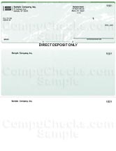 Direct Deposit Form - Green Marble - Standard