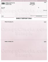 Direct Deposit Form - Burgundy Pinstripe - Executive