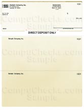 Direct Deposit Form - Gold Pinstripe - Executive