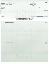 Direct Deposit Form - Green Pinstripe - Executive