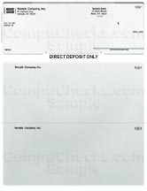 Direct Deposit Form - Steel Blue Pinstripe - Executive